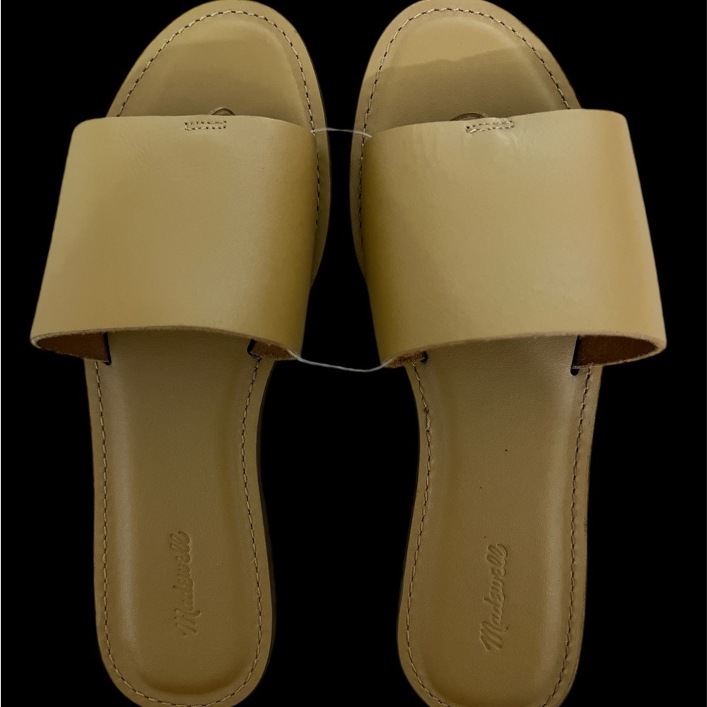 Madewell Light Brown Slide Sandals
